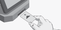 Voting Instruction Step 1 - Insert your Activation Card