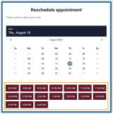qmatic appointment reschedule time
