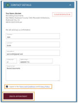 qmatic appointment reservation create account